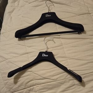 Dior Luxurious Black Velvet Hangers